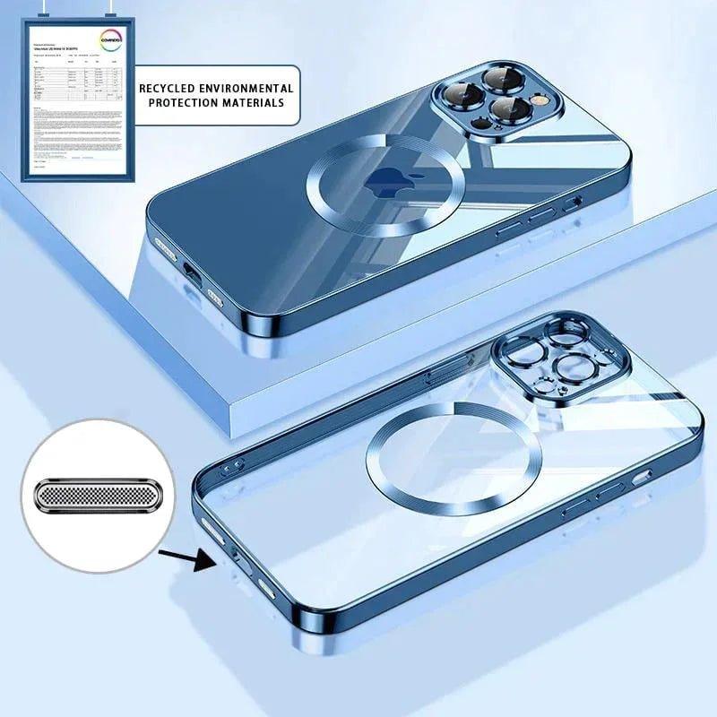 Electroplated Magnetic Case for iPhone 13-15 Pro Max