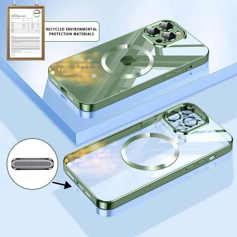 Electroplated Magnetic Case for iPhone 13-15 Pro Max