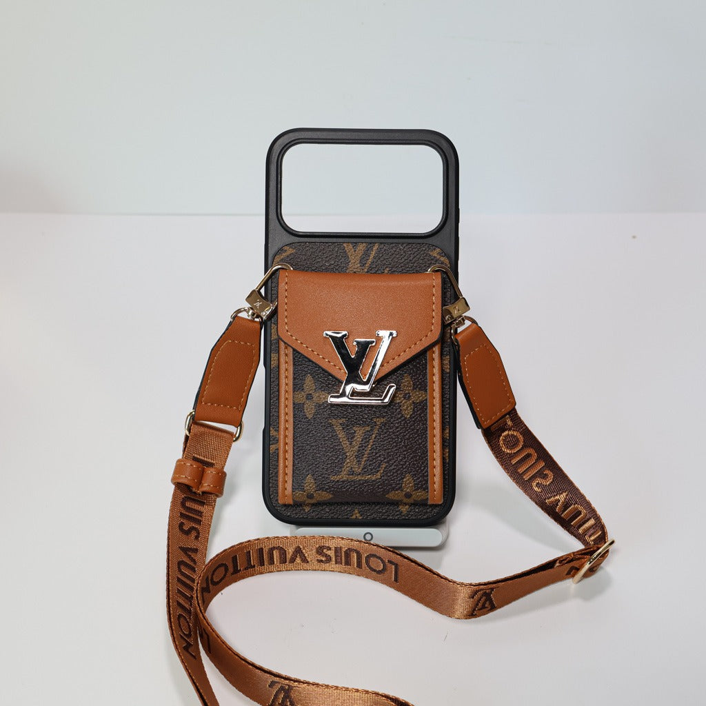Crossbody iPhone Case With Card Holder For iPhone 14-17 Pro Max