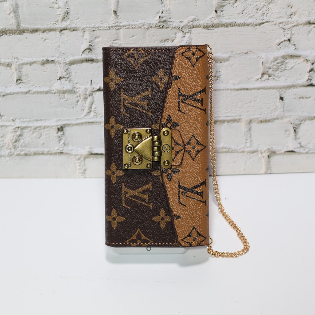 Louis Vuitton Folio Phone Case With Wallet & Crossbody Strap For iPhone 17