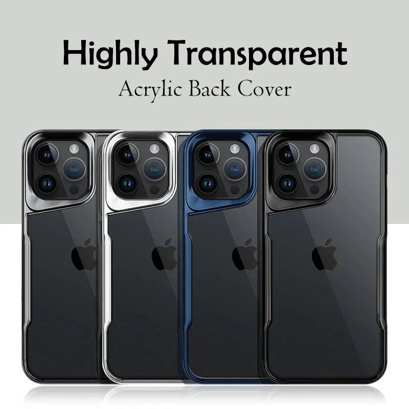 Luxury Electroplated Soft Frame Case for iPhone 13-15 Pro Max