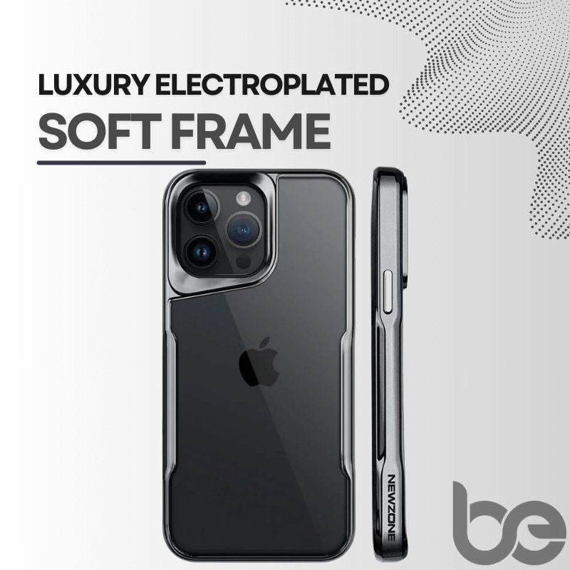 Luxury Electroplated Soft Frame Case for iPhone 13-15 Pro Max