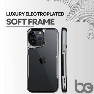 Luxury Electroplated Soft Frame Case for iPhone 13-15 Pro Max