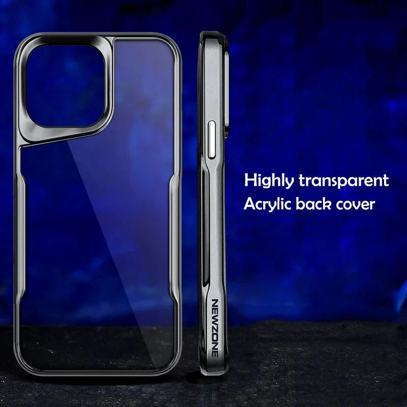 Luxury Electroplated Soft Frame Case for iPhone 13-15 Pro Max
