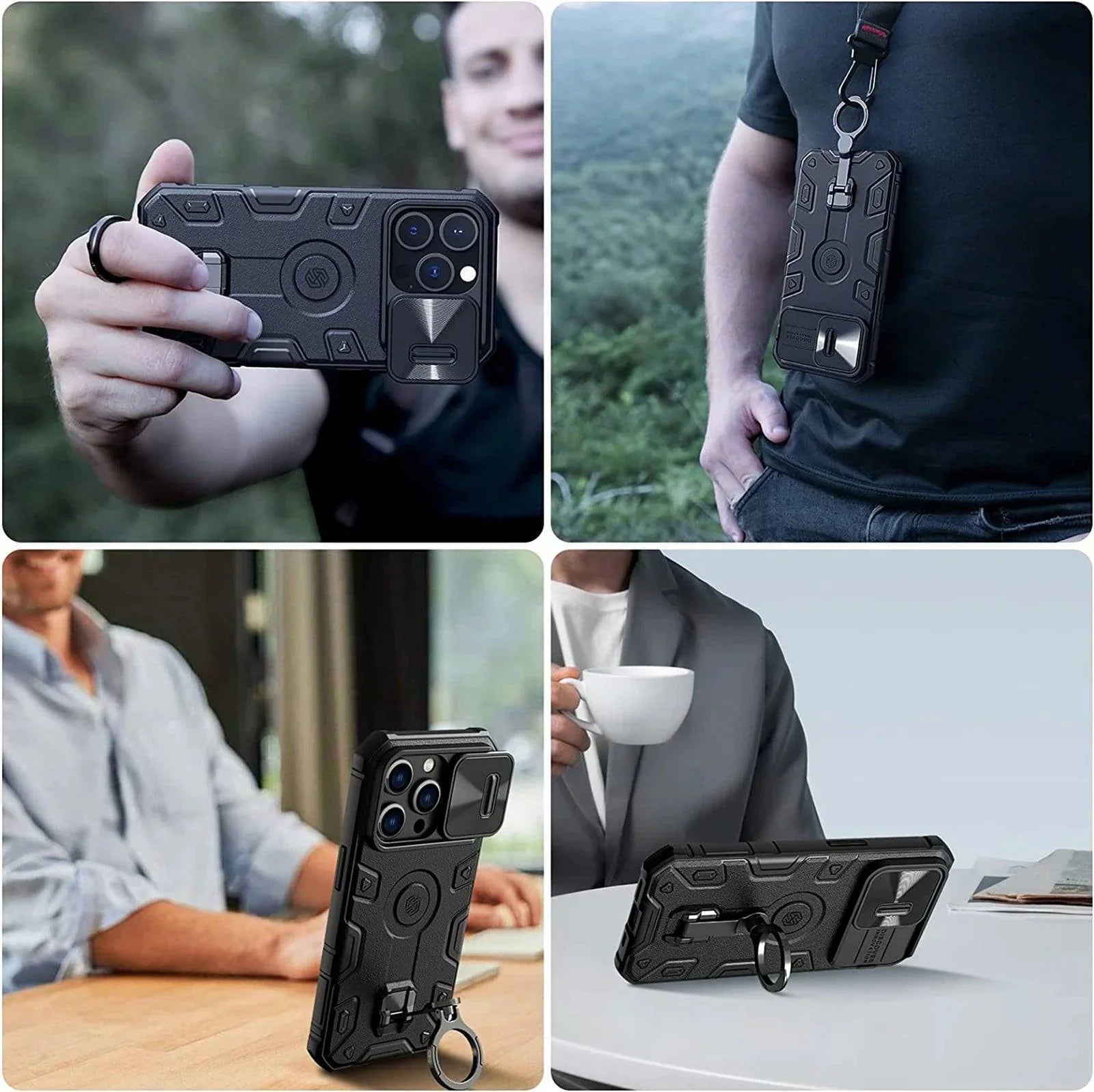 Premium Magnetic Armor Pro Case for iPhone 13-15 Pro Max