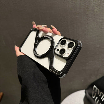 Z MagSafe Pivot Ring Stand Air Cushion Case for iPhone 15 Pro Max
